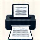 Icona stampa di precisione